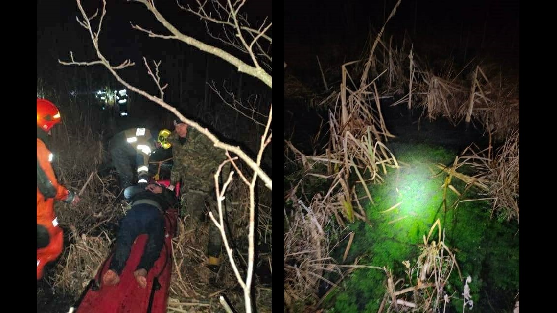 Akcja służb na bagnach - uratowano czworo migrantów