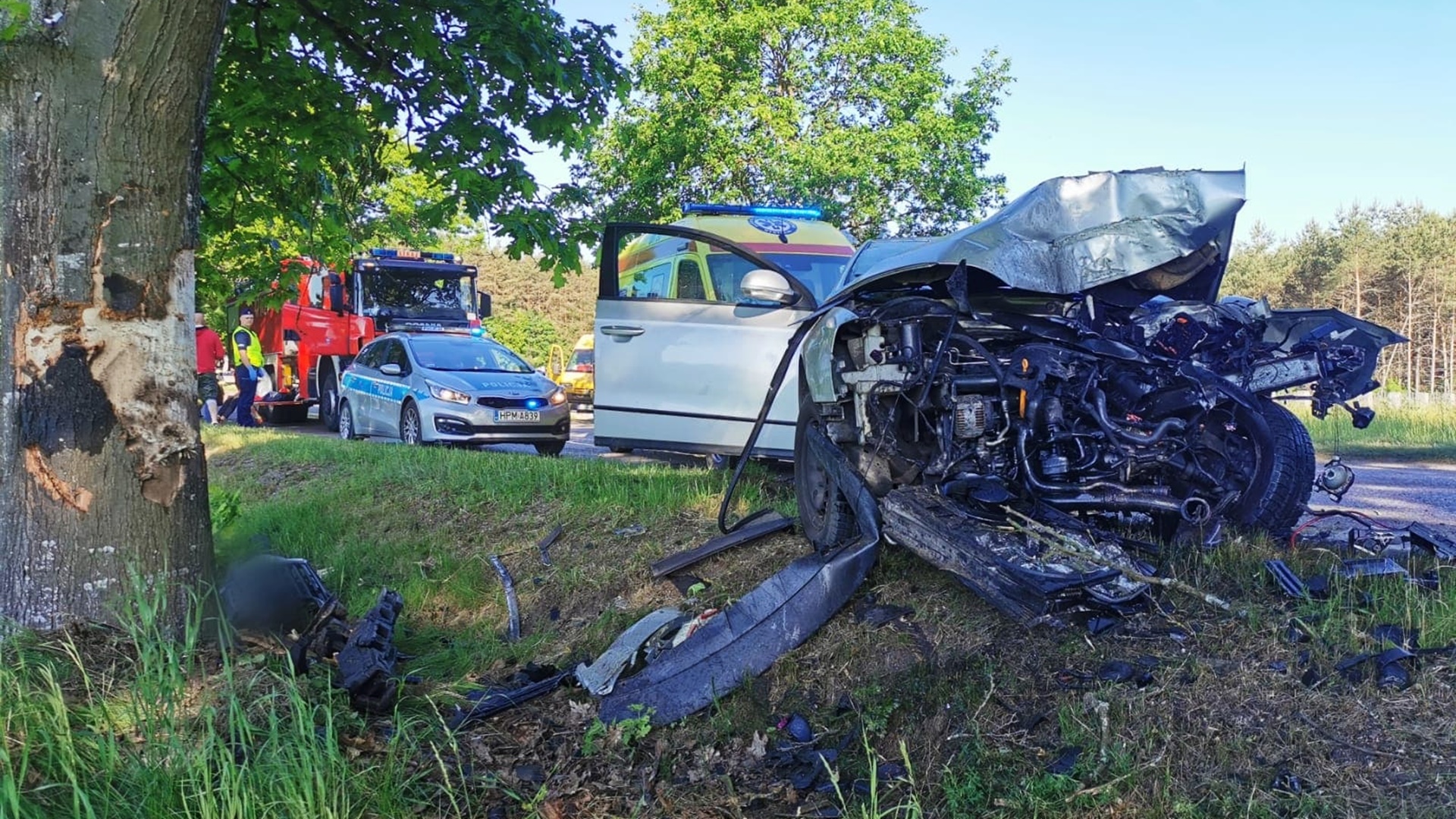 Wypadki koło Siemiatycz - pięć osób w szpitalu