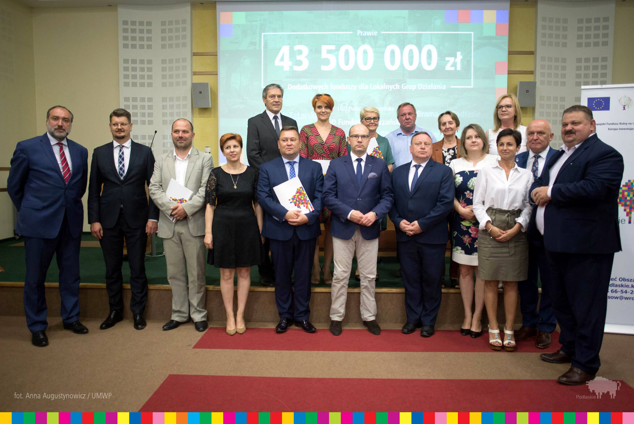 Dodatkowe 43,5 mln zł dla ośmiu Lokalnych Grup Działania