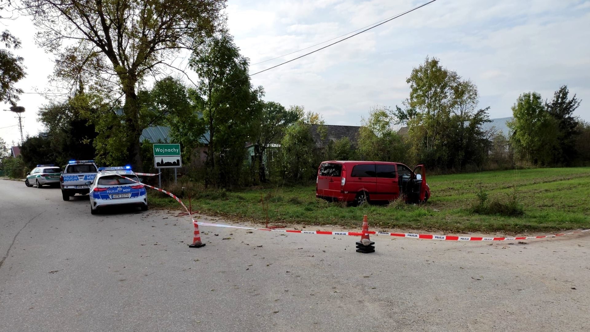 Policjant potrącony przez Gruzina przewożącego nielegalnych imigrantów