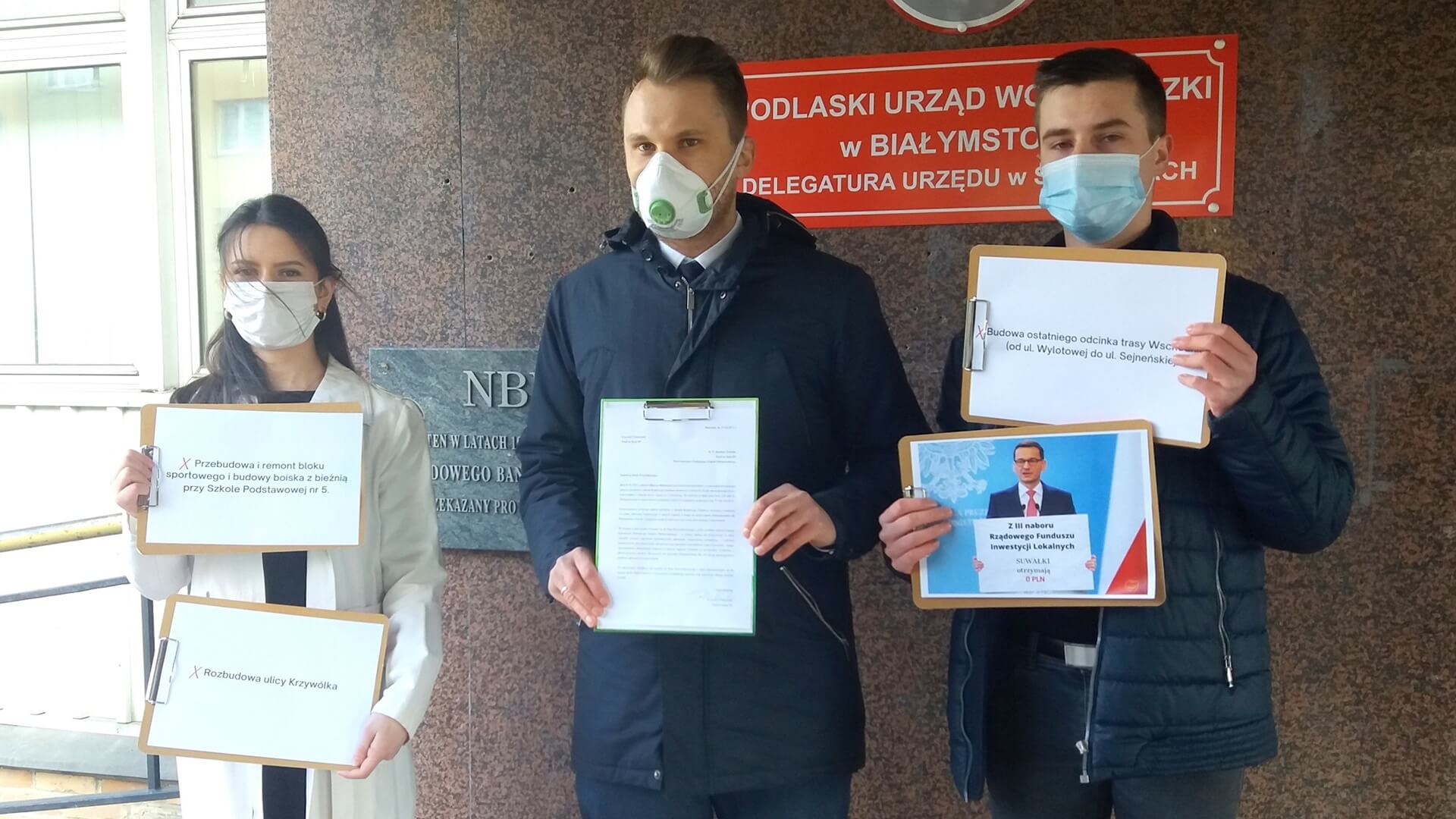 Suwałki nie dostały dotacji z rządowego funduszu - o przyczyny pyta poseł Krzysztof Truskolaski