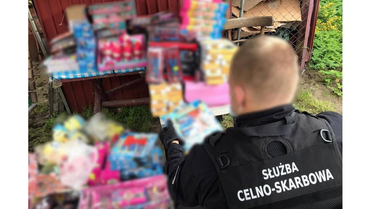 KAS zabezpieczyła w hurtowni kilka tysięcy sztuk podrabianych zabawek
