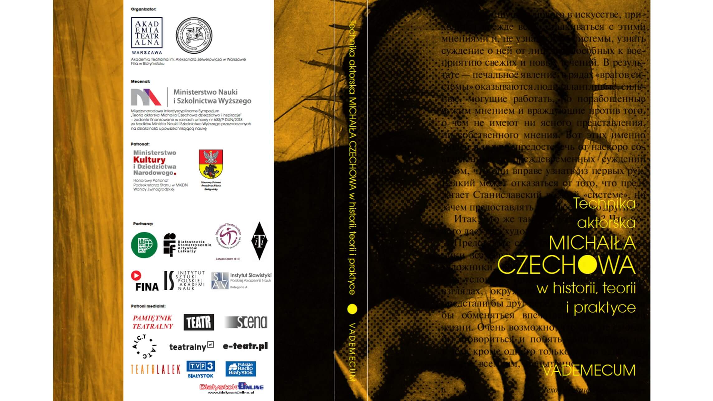 "Technika aktorska Michaiła Czechowa w historii, teorii i praktyce. Vademecum." - publikacja naukowa Akademii Teatralnej w Białymstoku