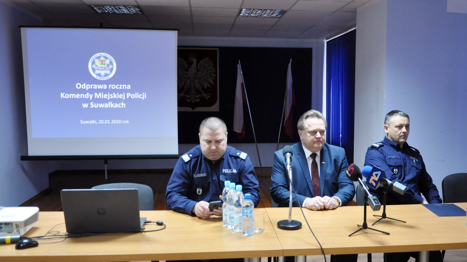 Najwyższa wykrywalność przestępstw w województwie - suwalscy policjanci podsumowali 2019 rok