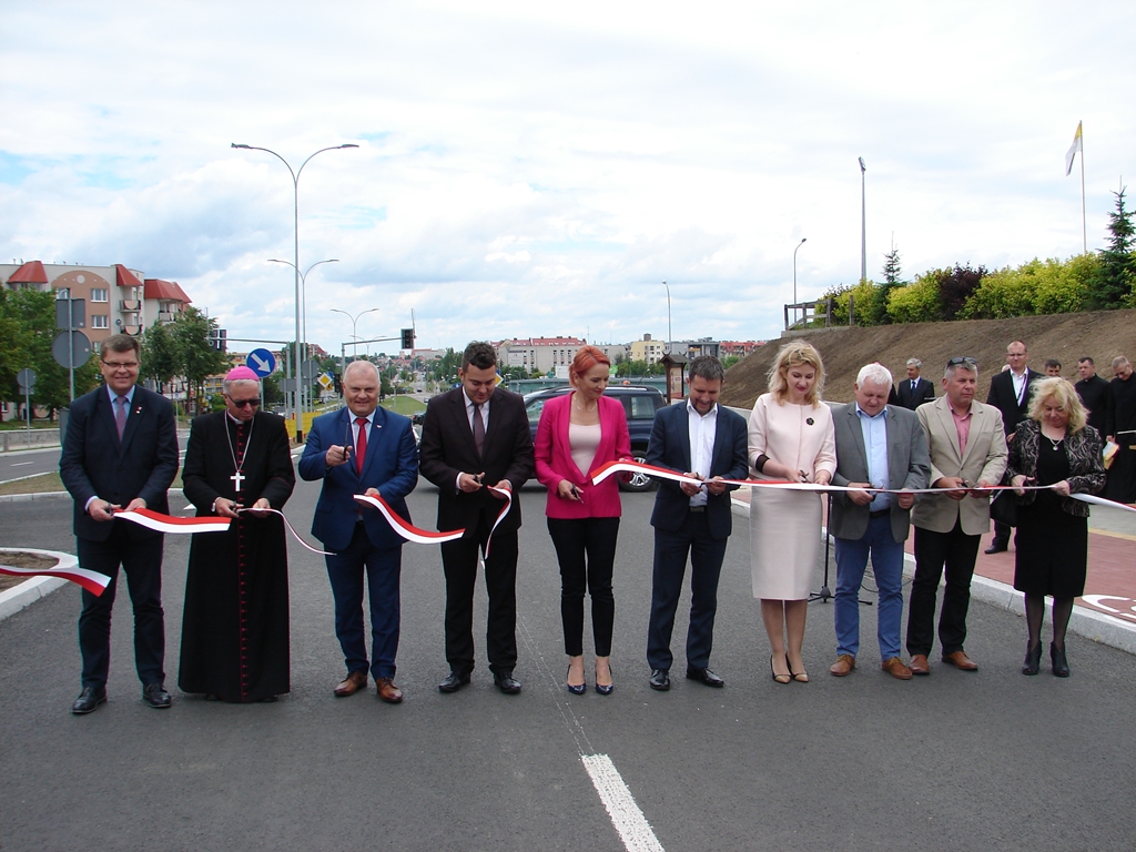 Oficjalne oddanie do użytku odcinka ul. Zawadzkiej w Łomży