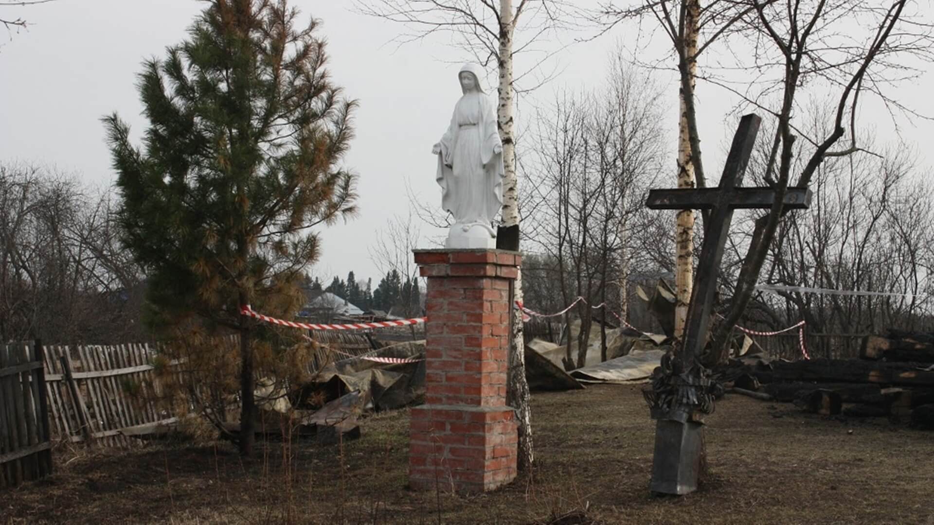 Mieszkańcy syberyjskiego Białegostoku chcą odbudować spalony kościół