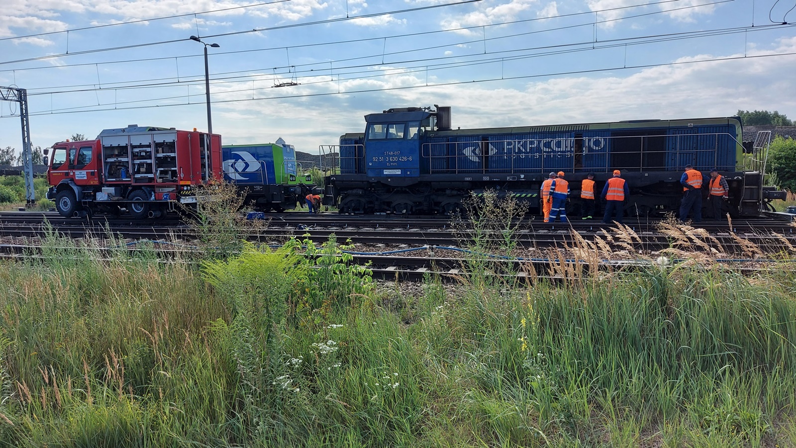 Wznowiono już ruch kolejowy przez stację Białystok - utrudnienia trwały wiele godzin [wideo]