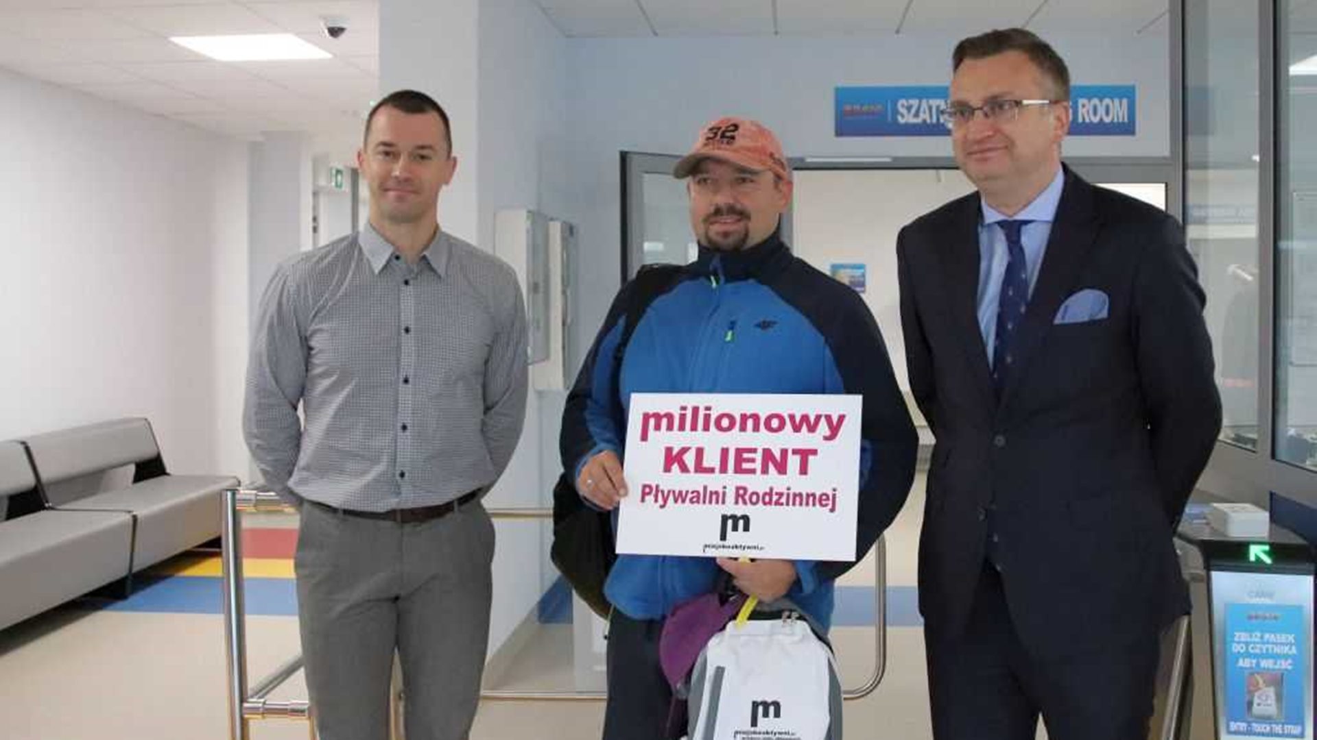 Milionowy klient odwiedził pływalnię przy ul. Stromej w Białymstoku