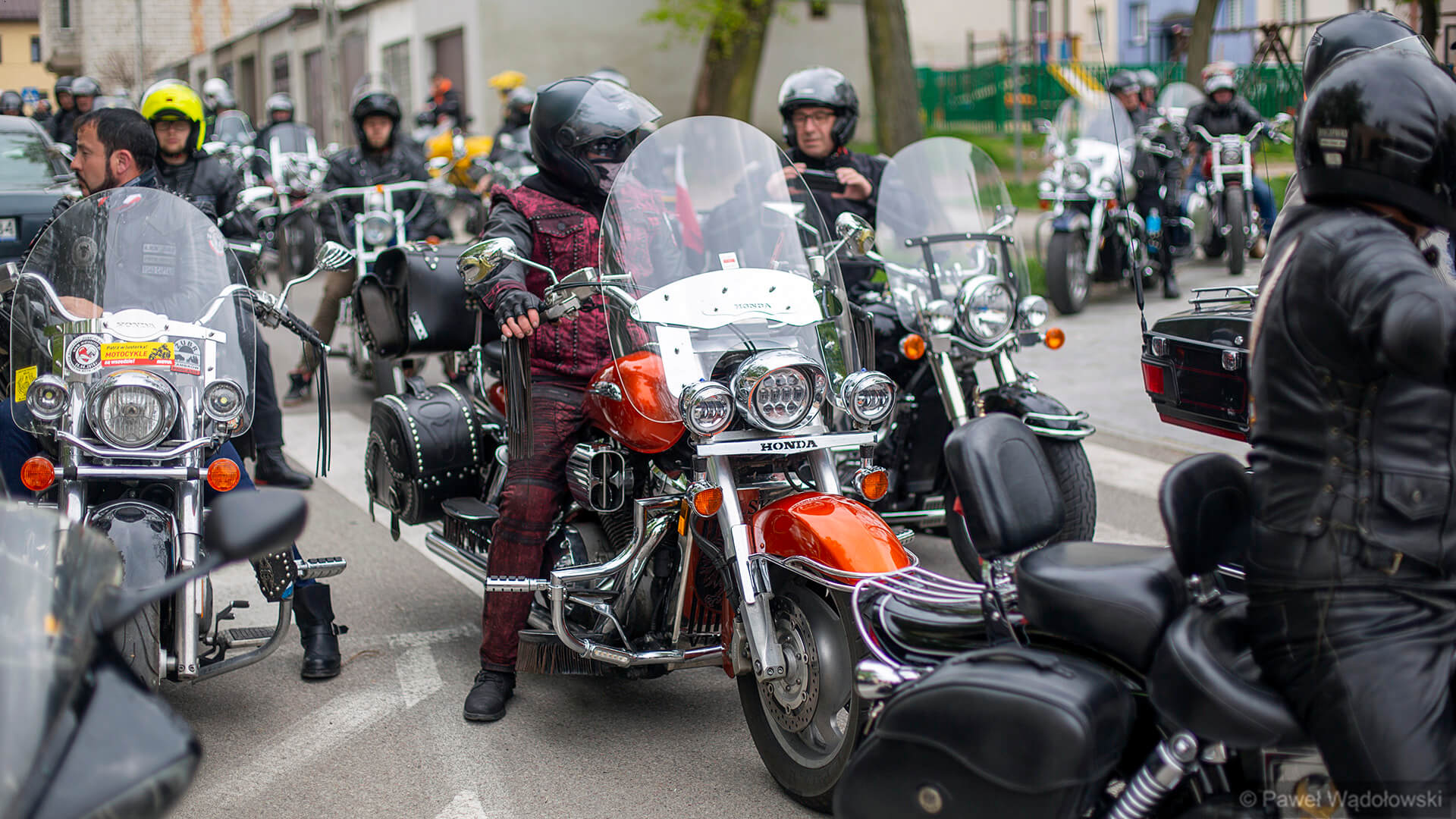 Motocyklowa pielgrzymka w Łomży [zdjęcia]