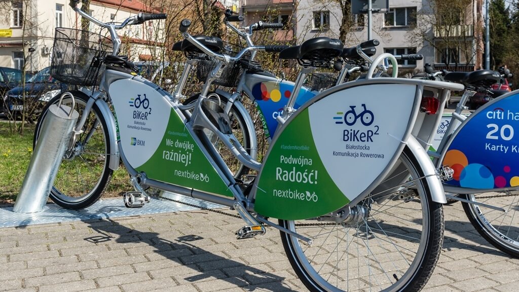 Nie słabnie popularność BiKeRów w Białymstoku - liczba wypożyczeń rowerów przekroczyła pół miliona