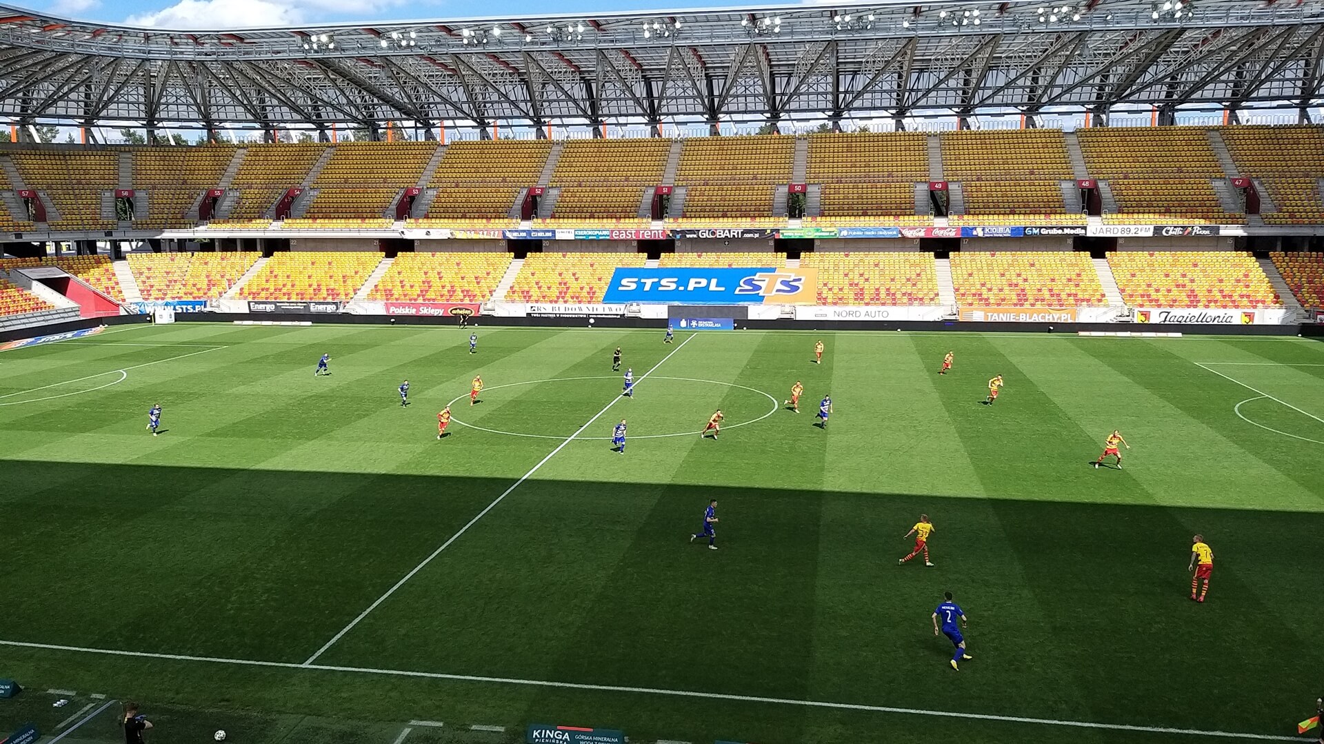 Piłkarze Jagiellonii Białystok wracają na Słoneczną - mecz z Wisłą Płock na naszej antenie