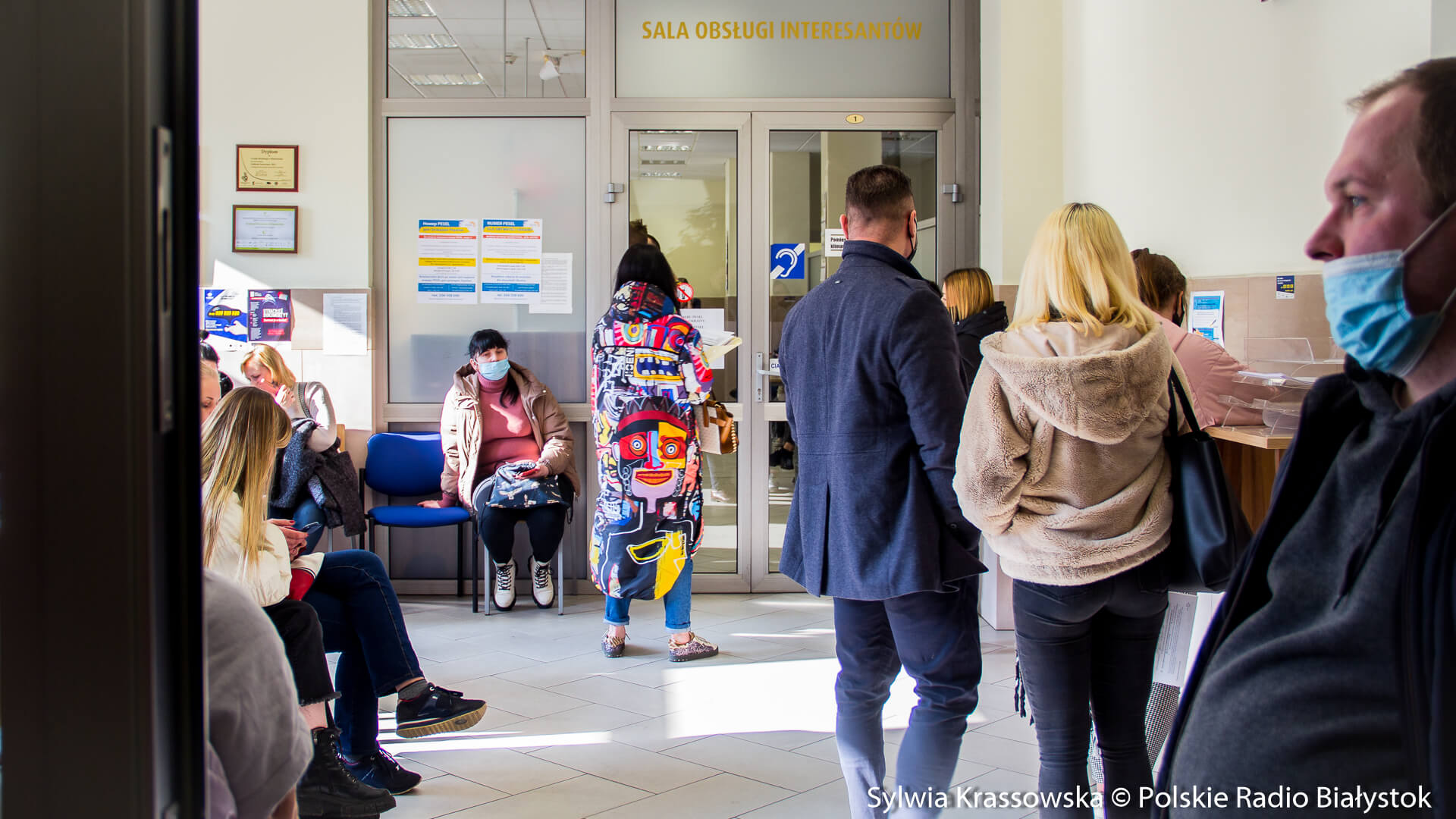 Ukraińcy czekają na numery PESEL [zdjęcia]