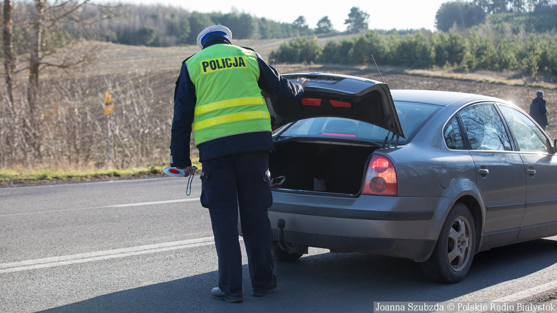 Po zamknięciu przejścia granicznego w Kuźnicy mniejszy ruch na DK19 [zdjęcia, wideo]