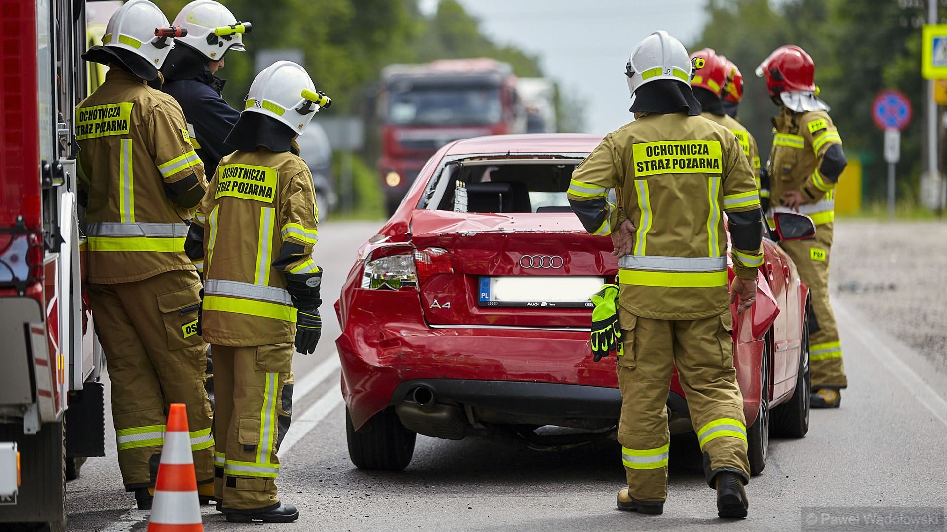 Wypadek na trasie Łomża-Zambrów. Ucierpiała 75-letnia pasażerka