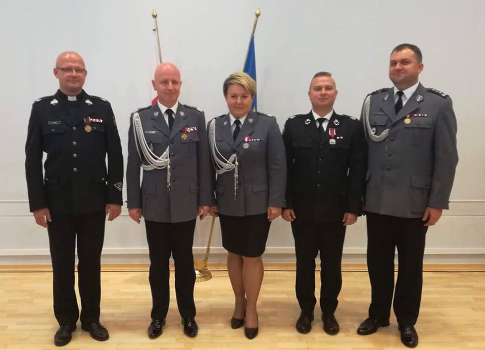 Jakub Brzeziak z Brązowym Medalem za Zasługi dla Policji