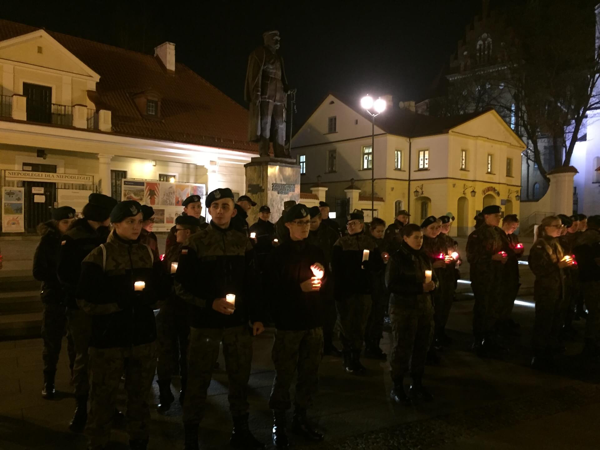 Akcja Światełko Pamięci w Białymstoku