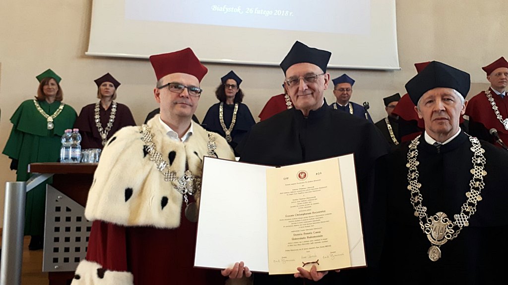 Prof. sir Leszek Borysiewicz doktorem honoris causa Uniwersytetu w Białymstoku