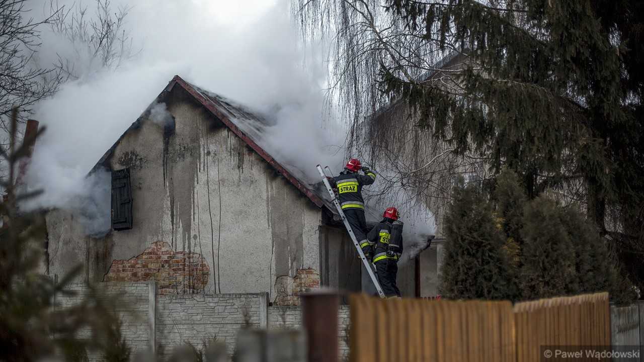 Pożar budynku przy Zdrojowej w Łomży - zginęła jedna osoba