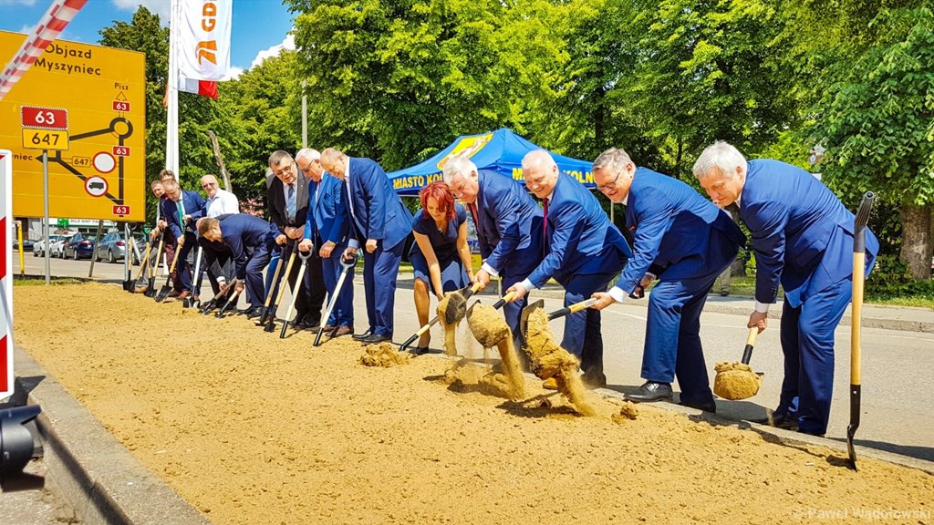Rozpoczęła się przebudowa głównej drogi w Kolnie
