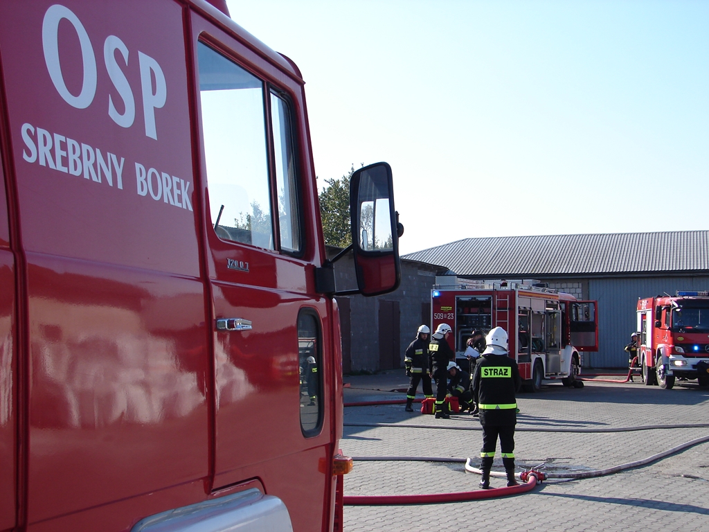 Ćwiczenia bojowe strażaków z powiatu zambrowskiego