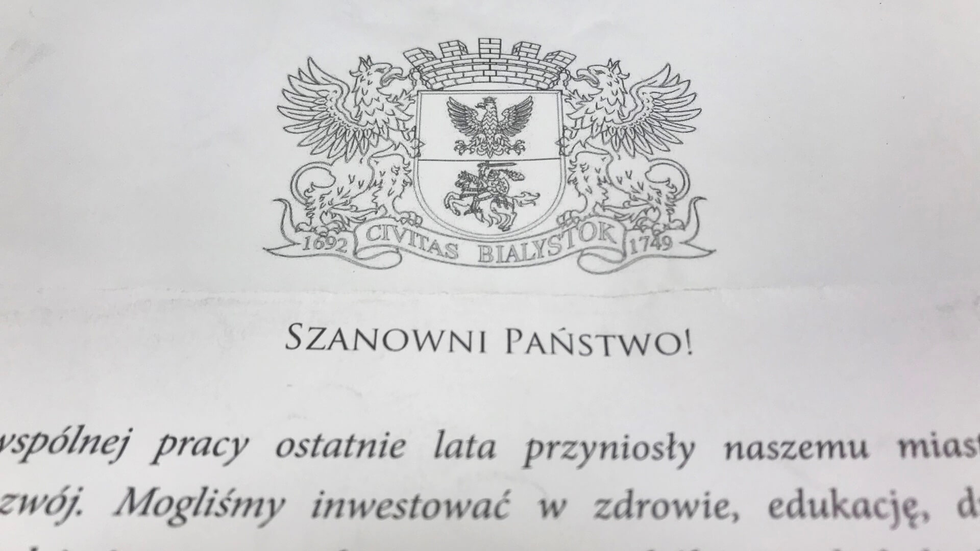 Białostoczanie otrzymają list od prezydenta - wyjaśnia w nim m.in. podwyżkę cen biletów BKM