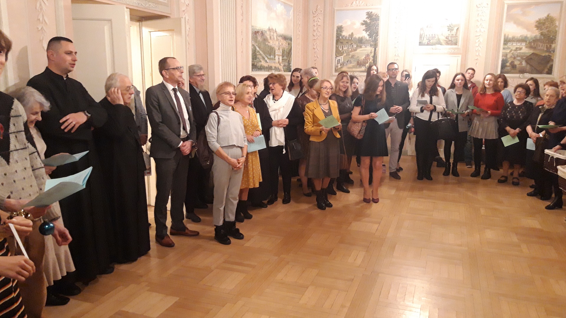 Uczestnicy konkursu recytatorskiego "Kresy" spotkali się na wspólnej wigilii