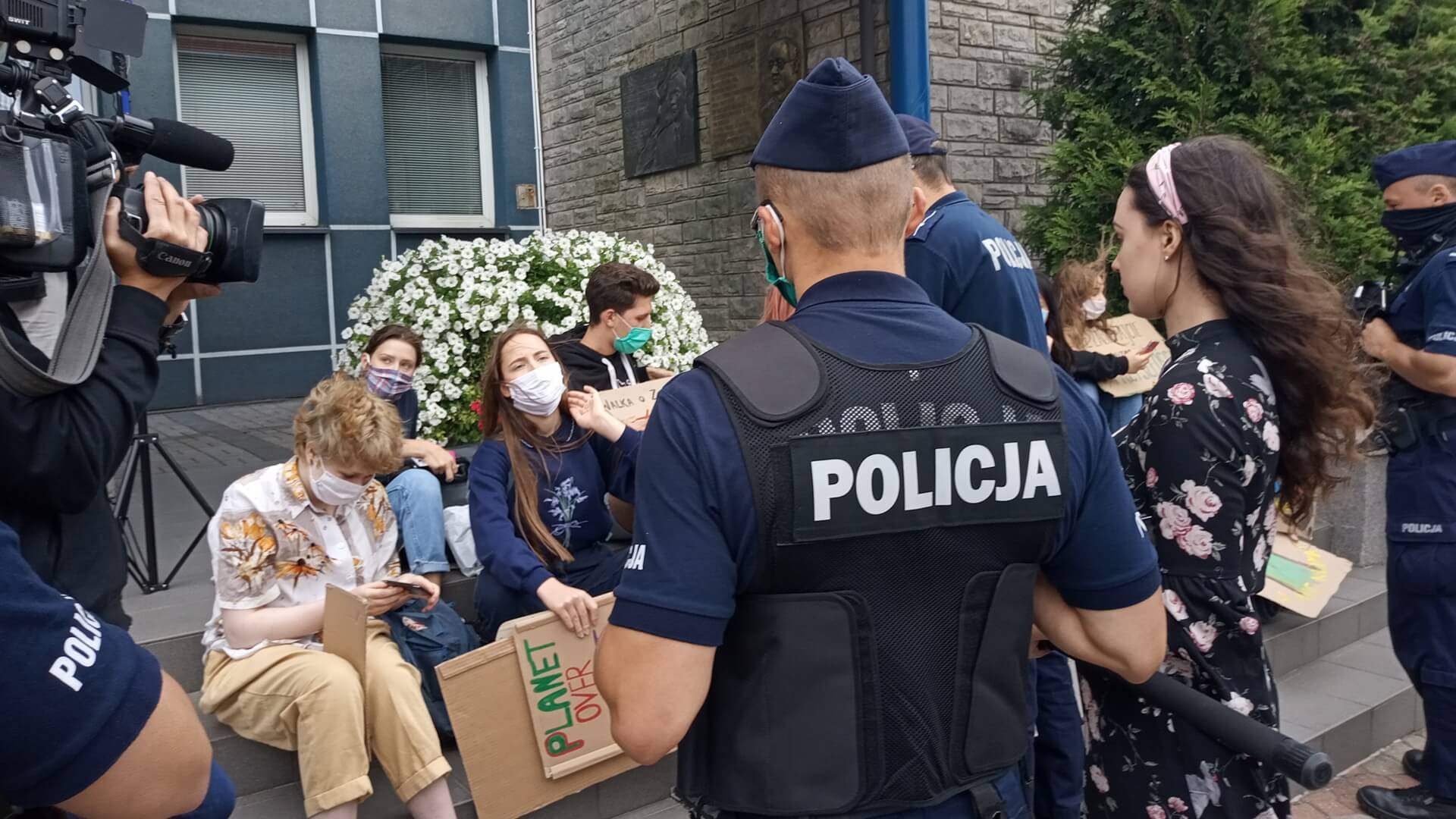 Wakacyjny Młodzieżowy Strajk Klimatyczny w Białymstoku nie odbył się - interweniowała policja
