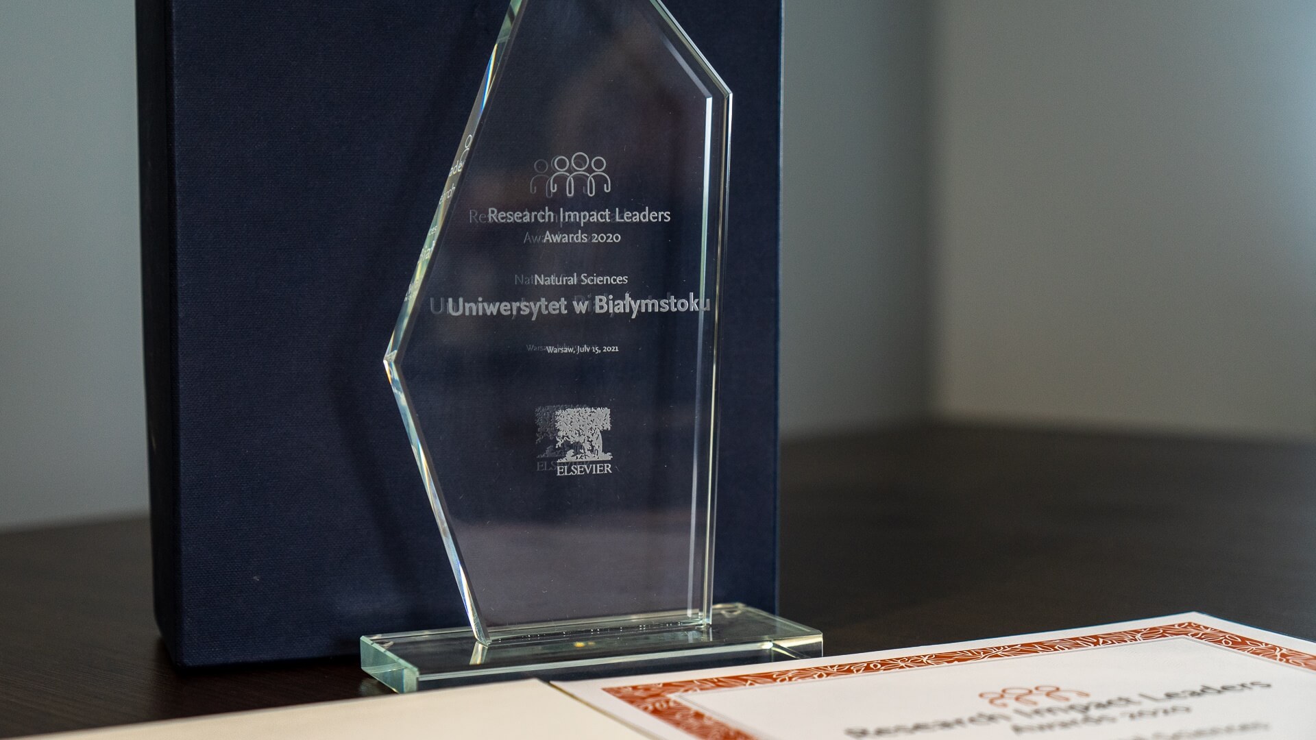 Uniwersytet w Białymstoku z prestiżową nagrodą międzynarodowej firmy