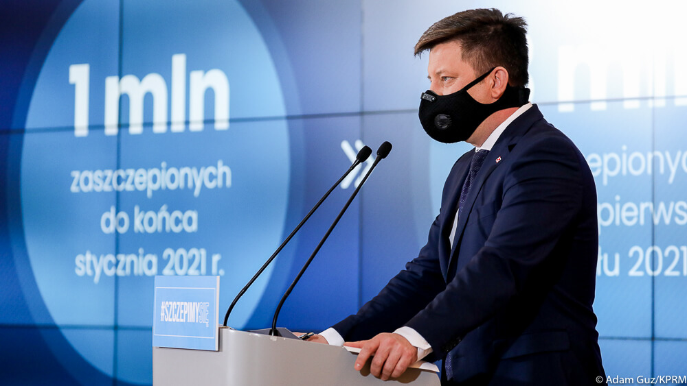 Dworczyk: do tej pory wykonano 1 mln 176 tys. szczepień