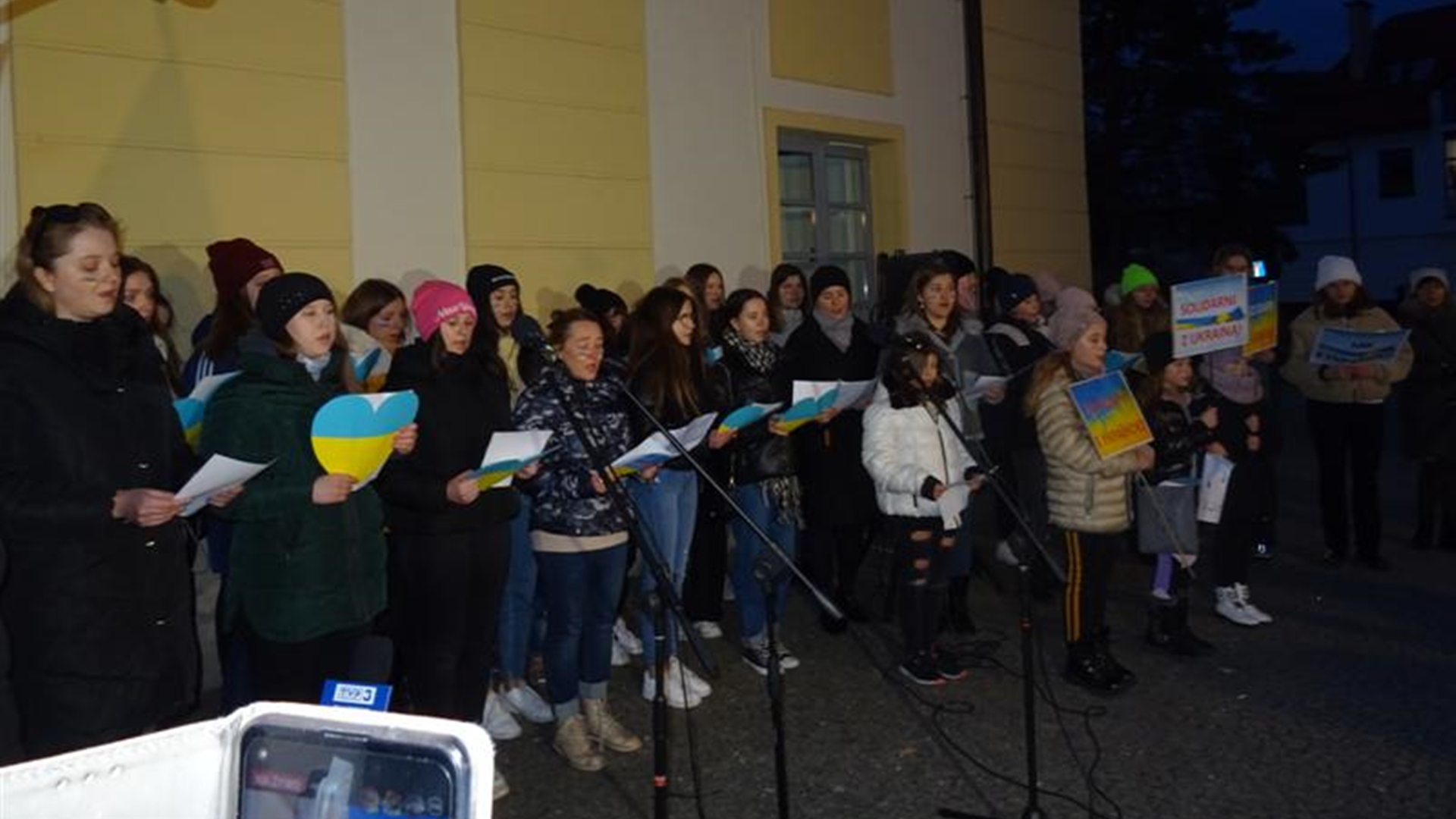 Mieszkańcy Bielska Podlaskiego i Siemiatycz wspierają Ukrainę