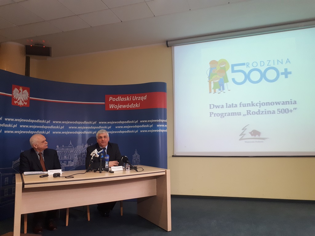 Prawie 1,4 mld zł trafiło dotychczas do podlaskich rodzin w ramach programu 500 plus