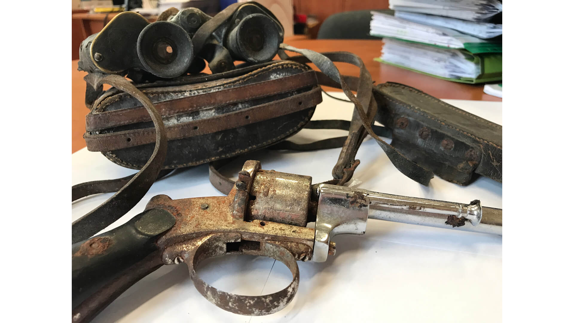 Do Muzeum Wojska w Białymstoku trafią wojskowe przedmioty znalezione podczas prac budowlanych