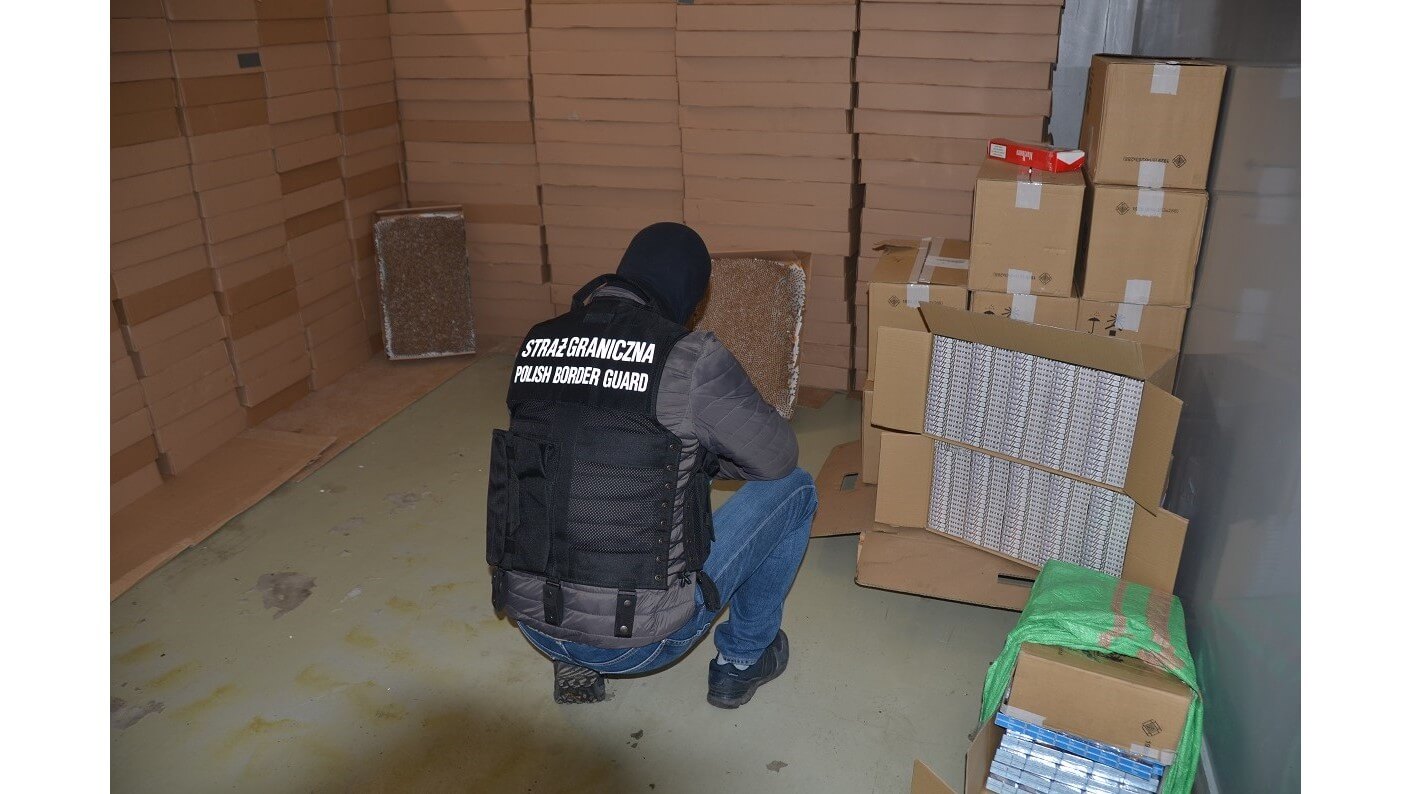 Straż Graniczna zabezpieczyła nielegalne papierosy warte 950 tys. zł