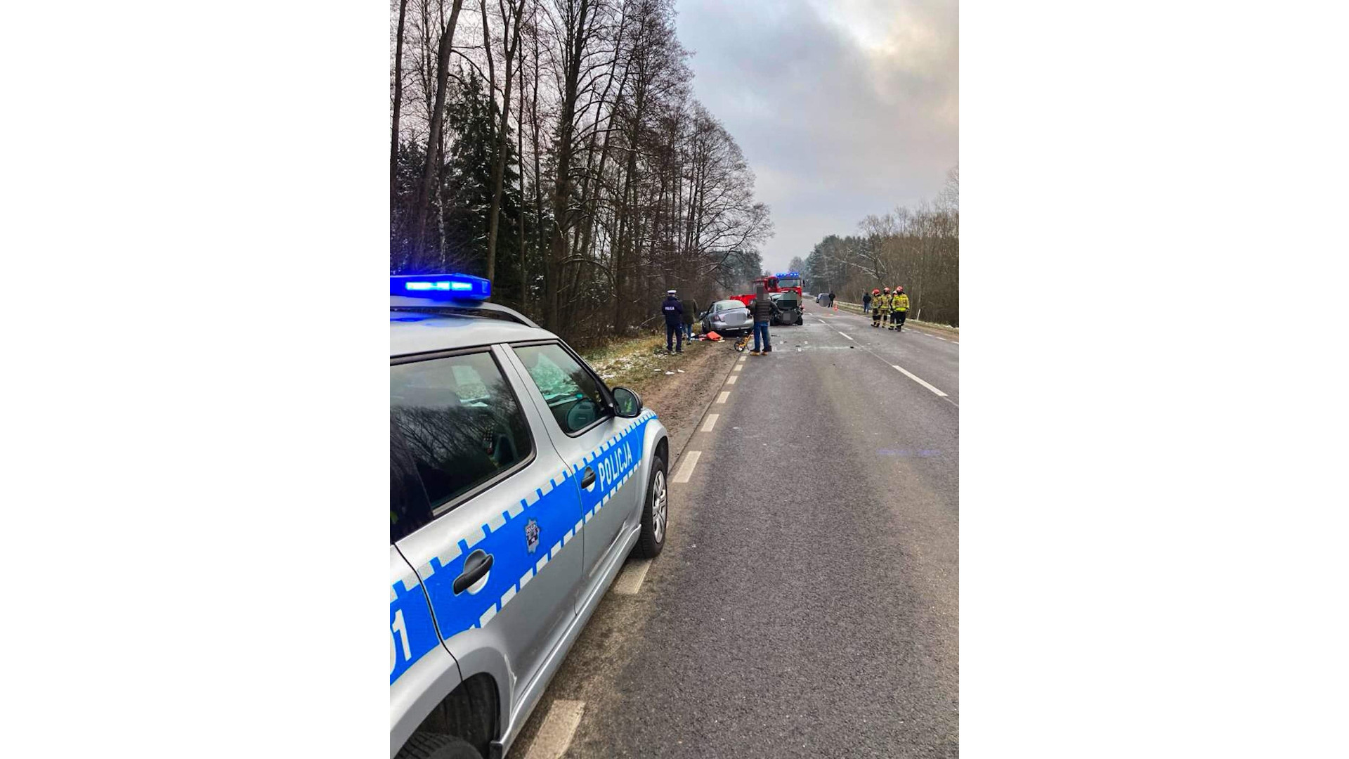 Wypadek w okolicach Grabówki - jedna osoba nie żyje