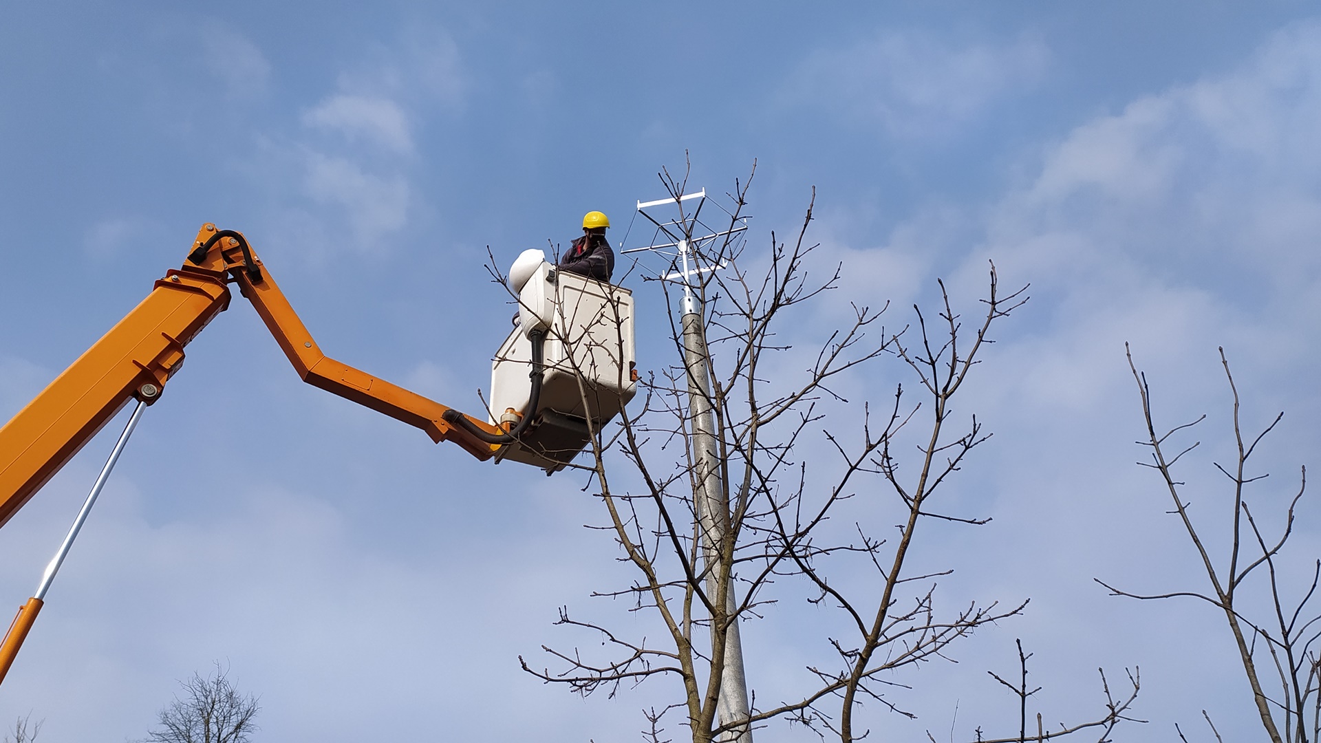 Słupy z bocianimi platformami stanęły w Trzyrzeczu i Chodorówce Starej