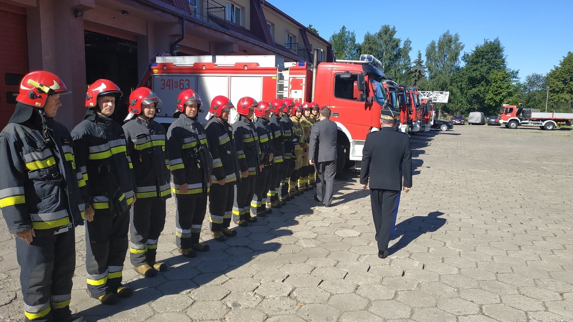 Plac manewrowy przed jednostką ratowniczo-gaśniczą przy ul. Mickiewicza w Suwałkach będzie wyremontowany