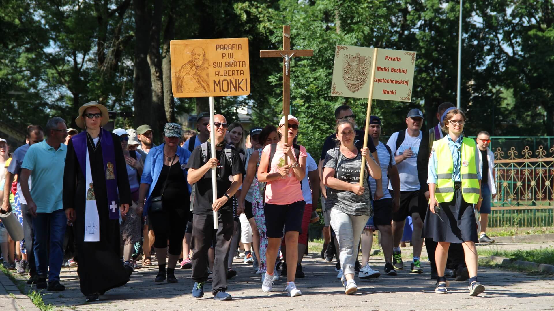 Przeszli ponad 80 km - pielgrzymi dotarli do sanktuarium Matki Bożej w Różanymstoku