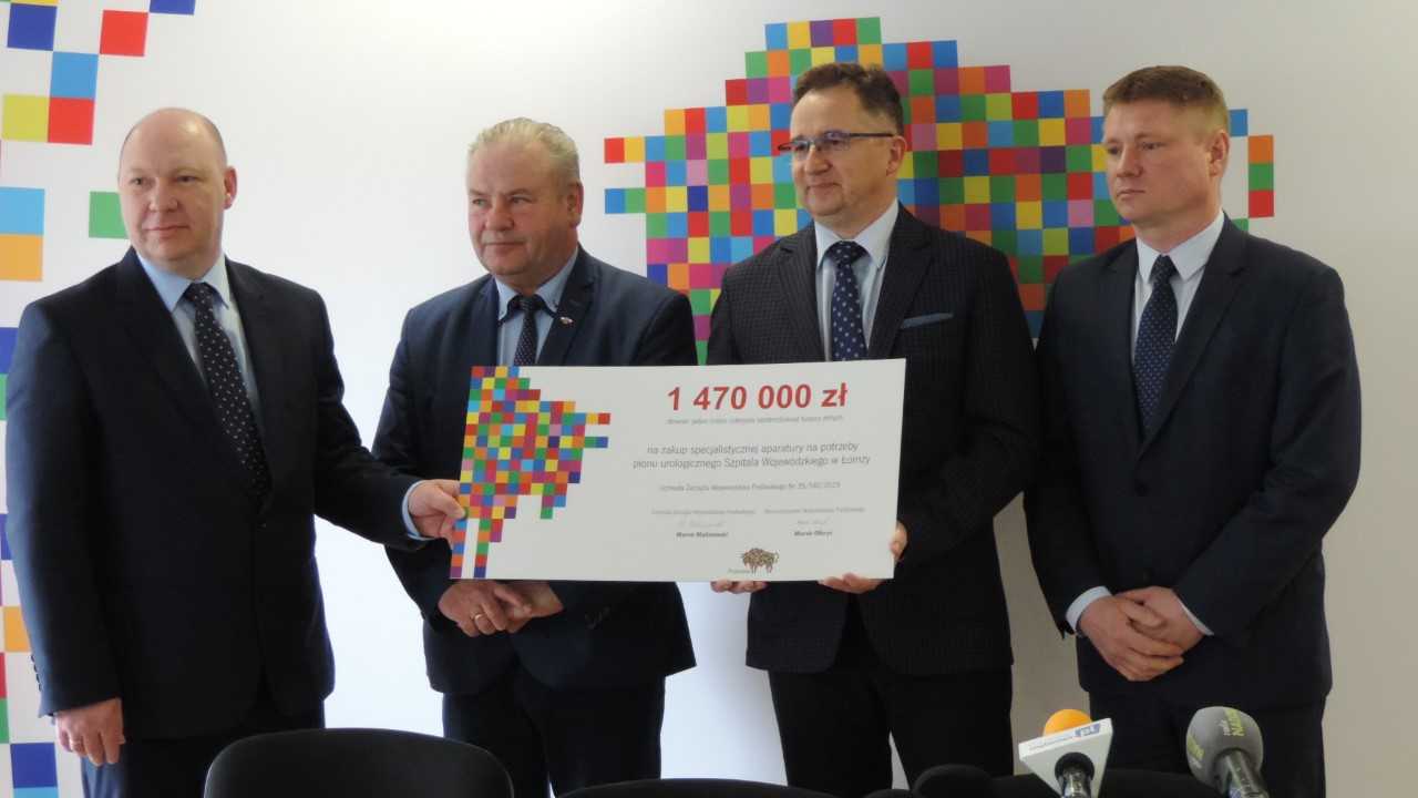 Dzięki dotacji zarządu województwa będzie nowy sprzęt w łomżyńskim szpitalu