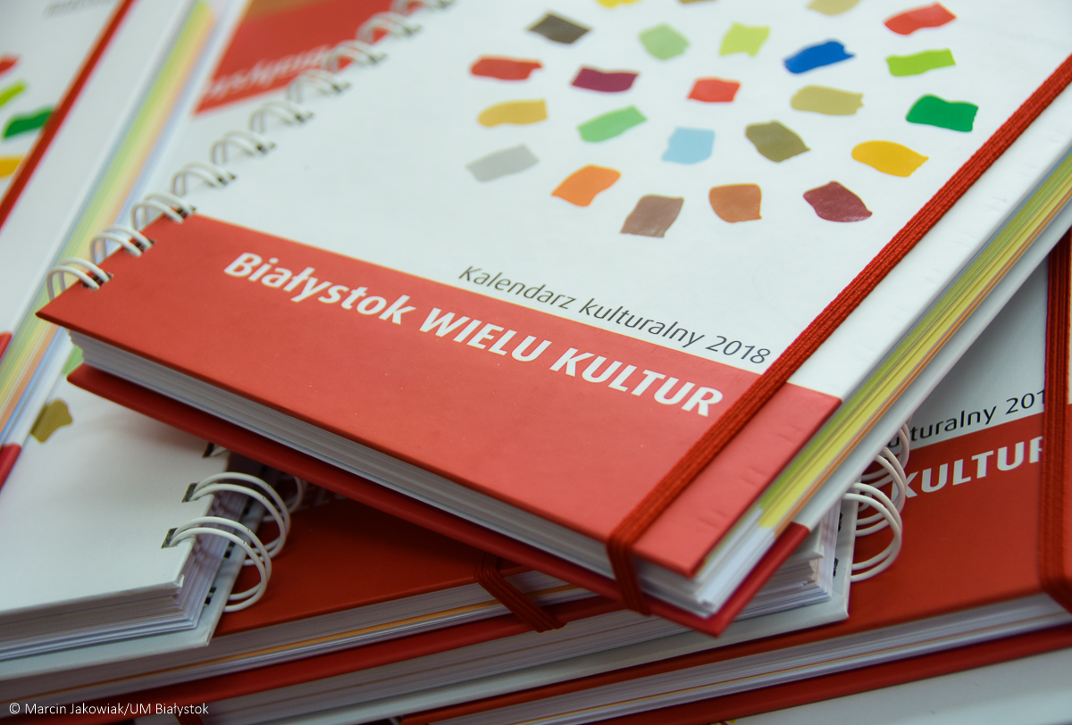 Są tam imprezy cykliczne i nowe - Urząd Miejski w Białymstoku wydał kalendarz z imprezami kulturalnymi na 2018 r.