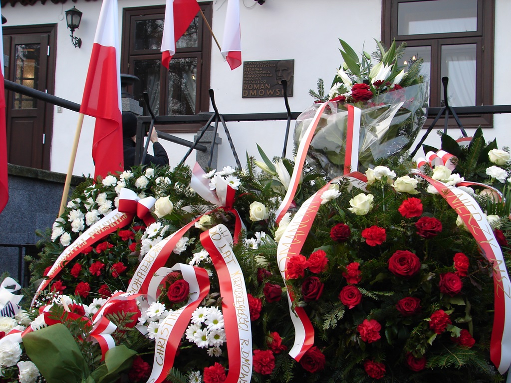 Mieszkańcy Drozdowa i Łomży uczcili 79. rocznicę śmierci Romana Dmowskiego