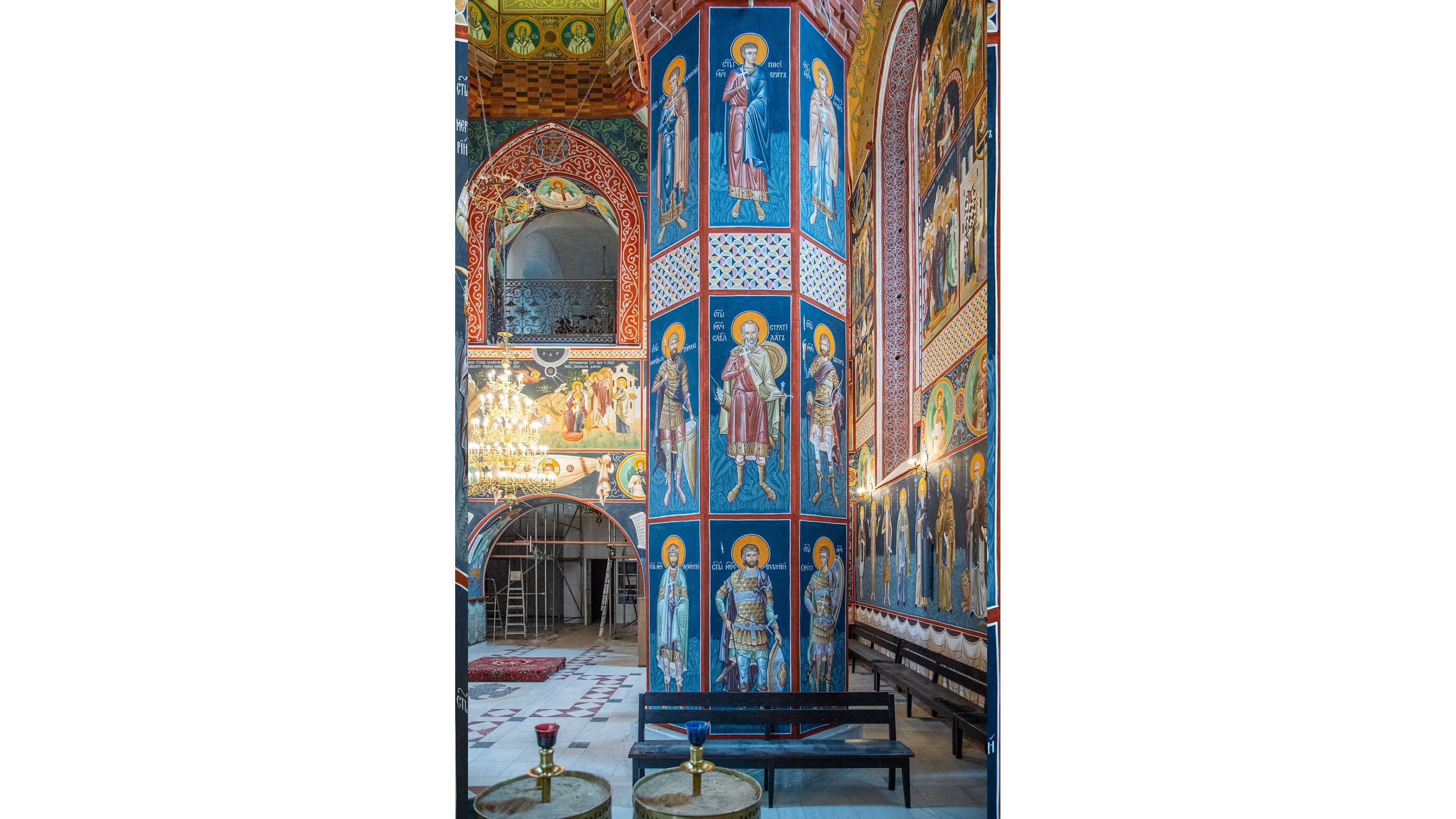 Gotowe są już freski w nawie głównej cerkwi monasteru w Supraślu