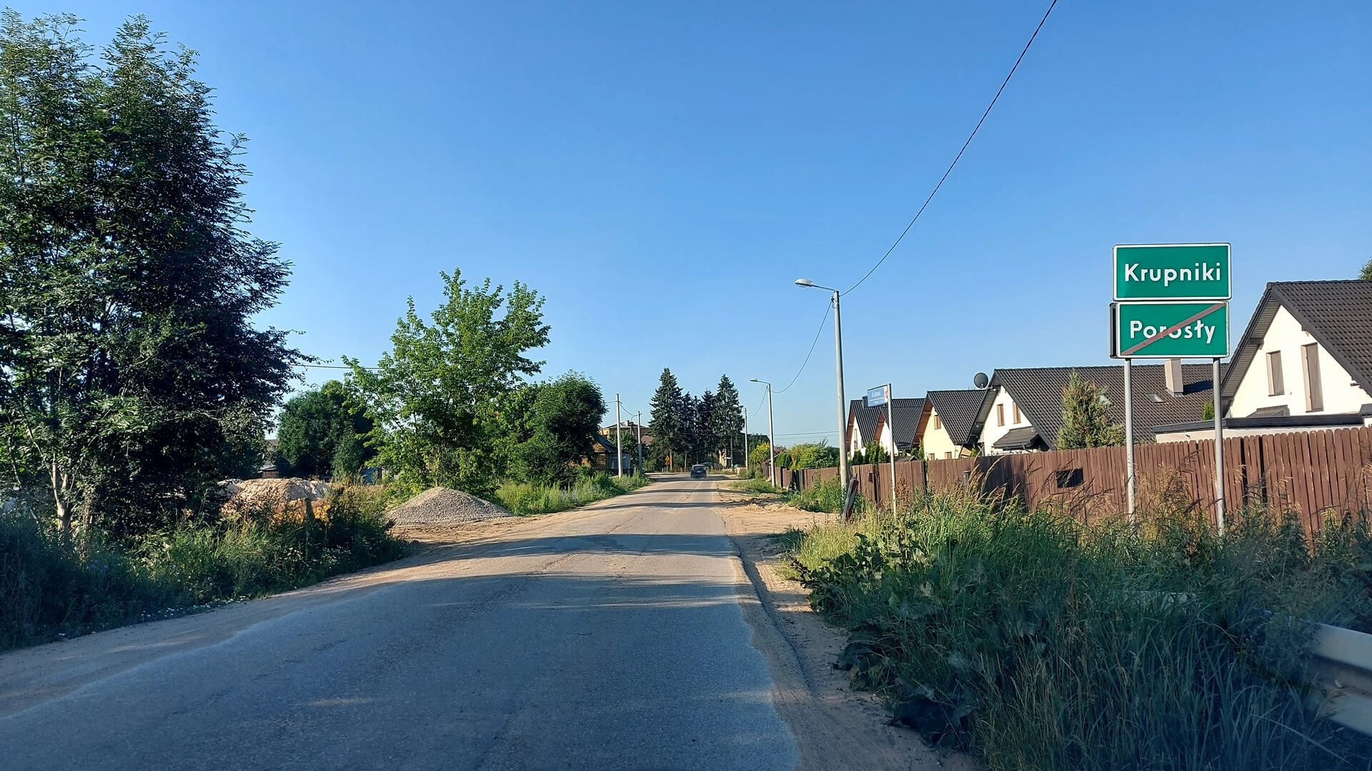 Droga powiatowa Krupniki-Porosły jest zamknięta. Kierowcy muszą korzystać z objazdów