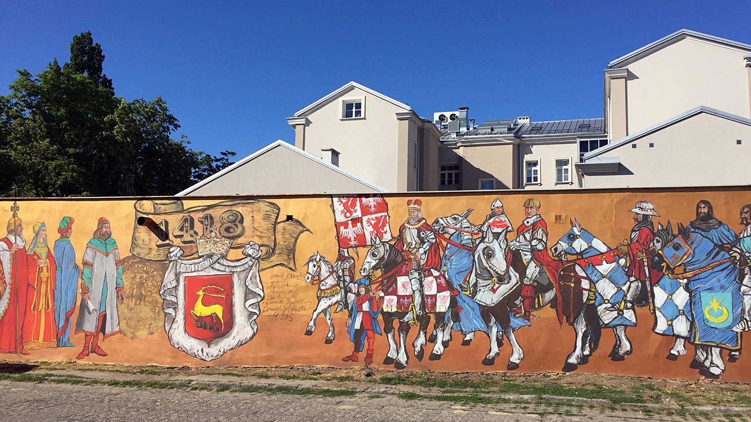 Łomżyńskie murale na 100-lecie Niepodległości