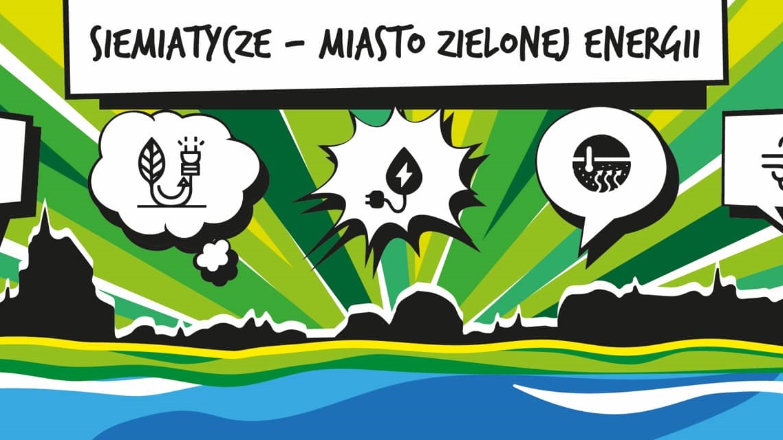 Uczniowie szkół i miejscy radni namalowali w Siemiatyczach nowy mural