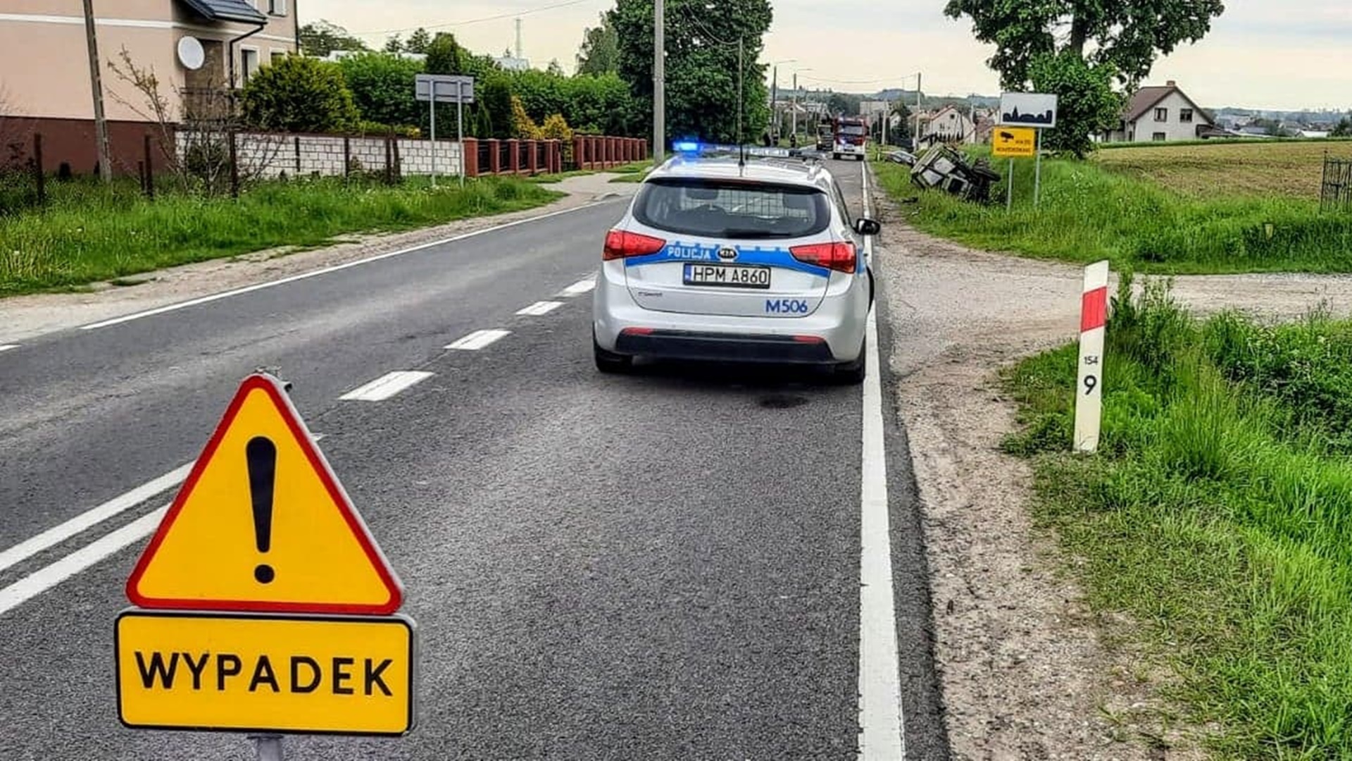 Wypadek w Szczuczynie - jedna osoba trafiła do szpitala