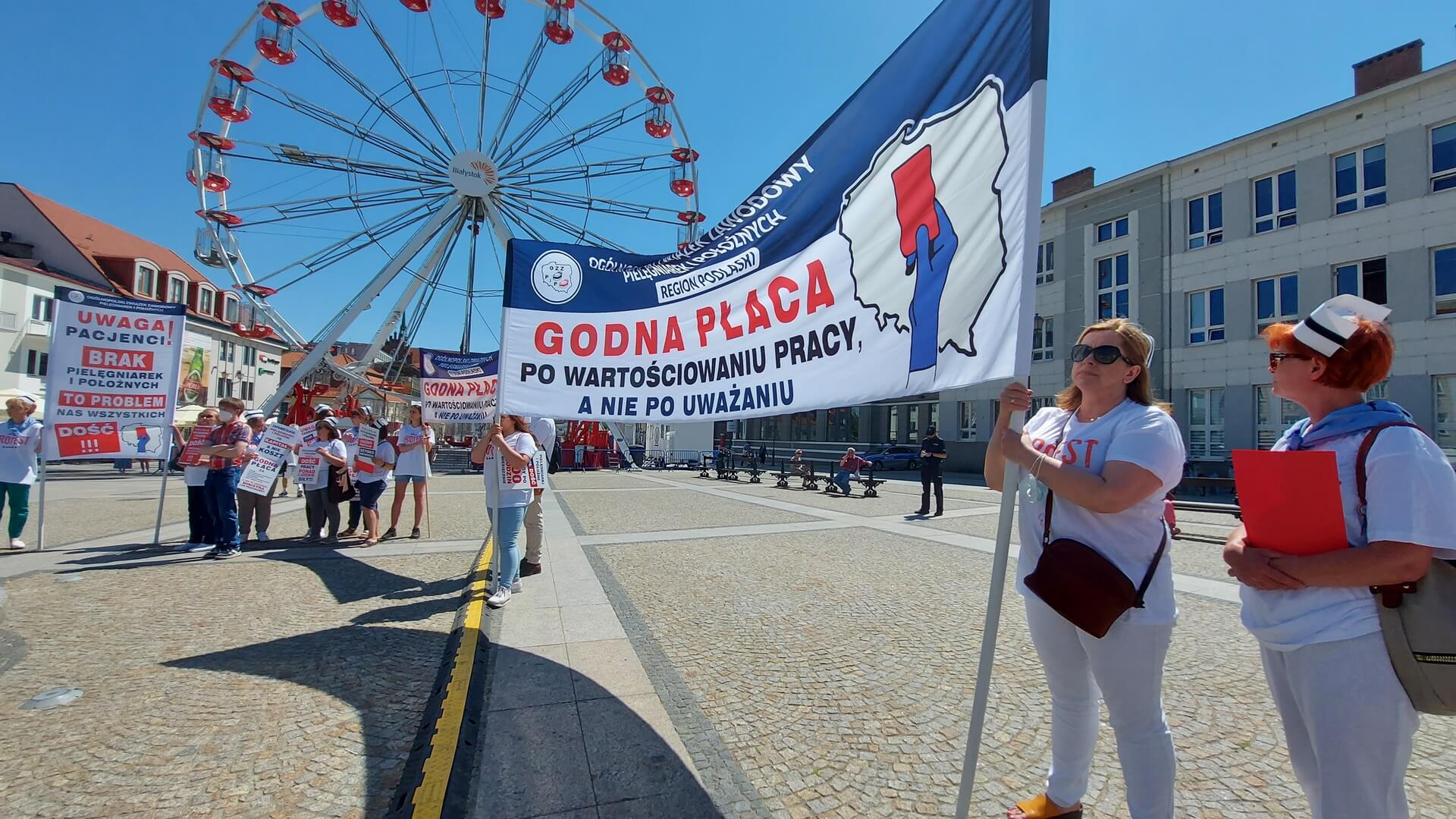 Strajk ostrzegawczy pielęgniarek i położnych