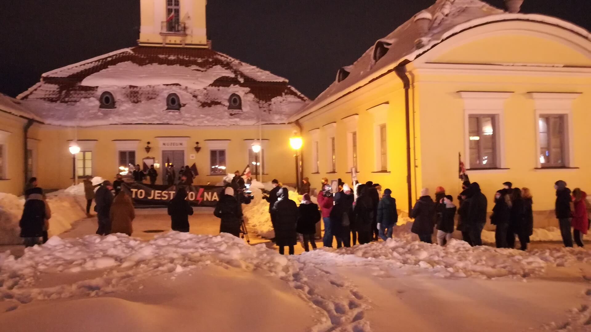W Białymstoku i Łomży protesty po decyzji Trybunału Konstytucyjnego ws. aborcji [zdjęcia]