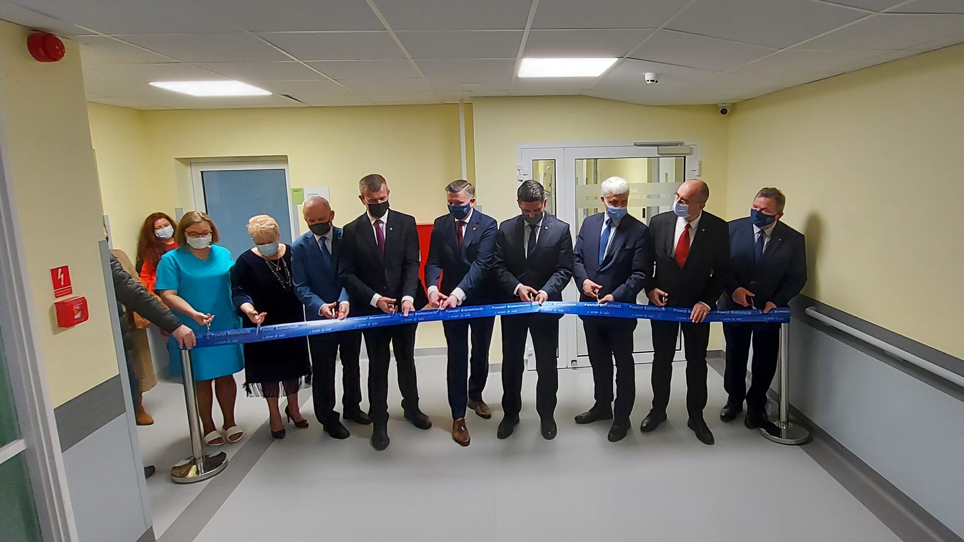 W szpitalu w Łapach oddano do użytku zmodernizowany Oddział Chorób Wewnętrznych i Chorób Płuc