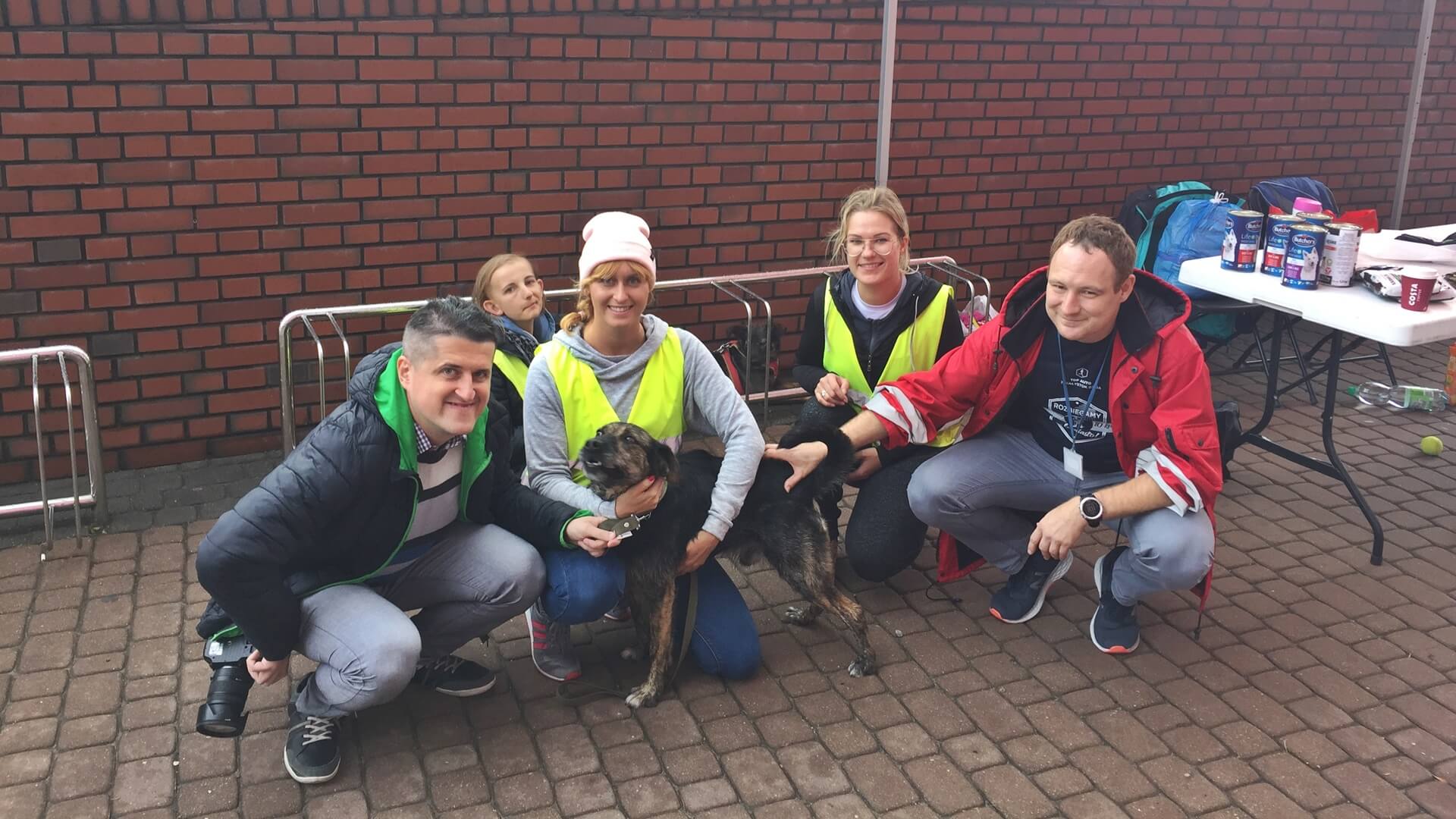 Schronisko dla Zwierząt w Białymstoku zachęca do adopcji psów - specjalny punkt przed galerią