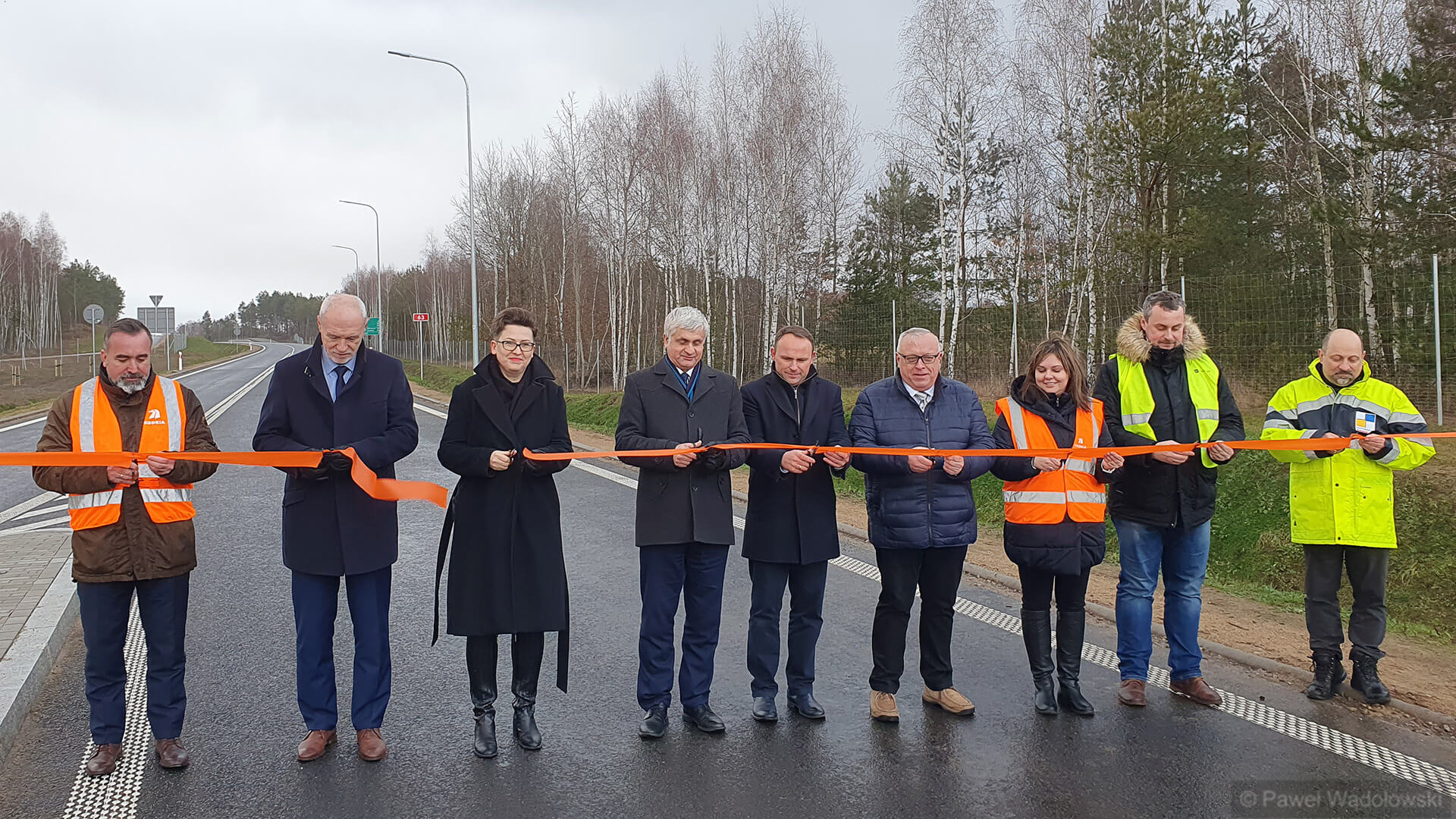 Nowy odcinek drogi krajowej nr 63 koło Łomży już przejezdny
